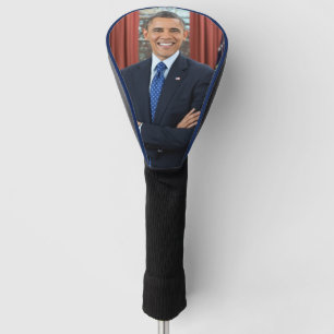Official Oval Office Portrait President Obama Golf Head Cover