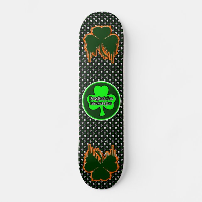 Official Paddy Rock Radio Skateboard - Customized (Front)