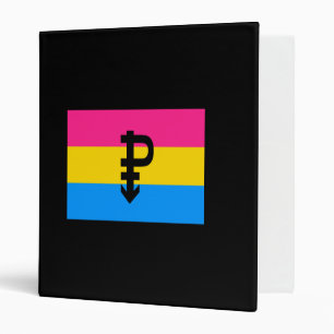 OFFICIAL PANSEXUAL PRIDE FLAG BINDER