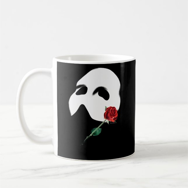 Official 'Phantom Of The Opera' Rose Coffee Mug (Left)