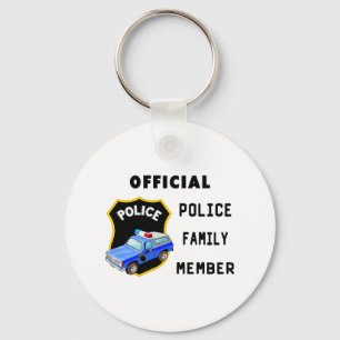 Official Police Family Keychain