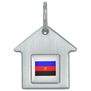 OFFICIAL POLYAMORY PRIDE FLAG -.png Pet ID Tag