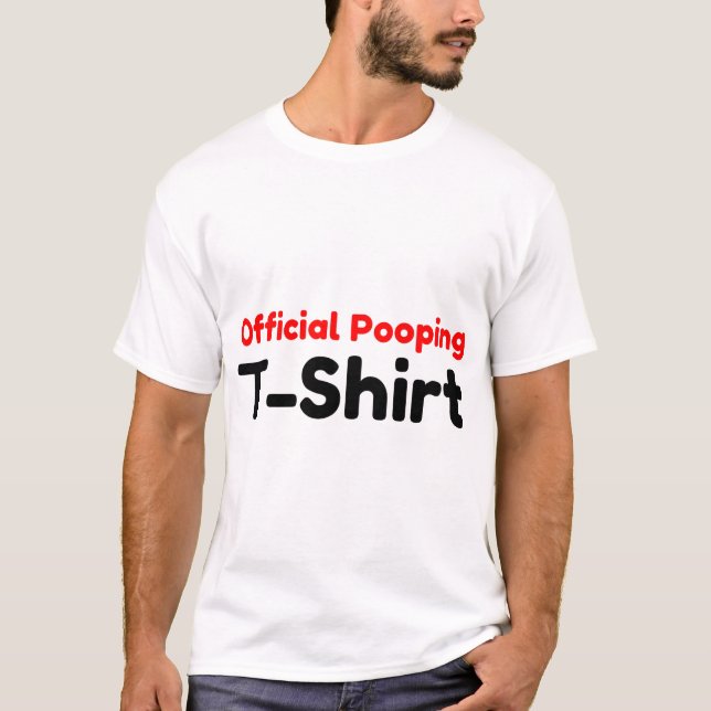 Official Pooping Shirt (Front)