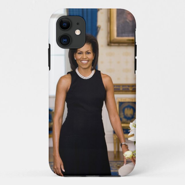 Official Portrait of First Lady Michelle Obama Case-Mate iPhone Case (Back)