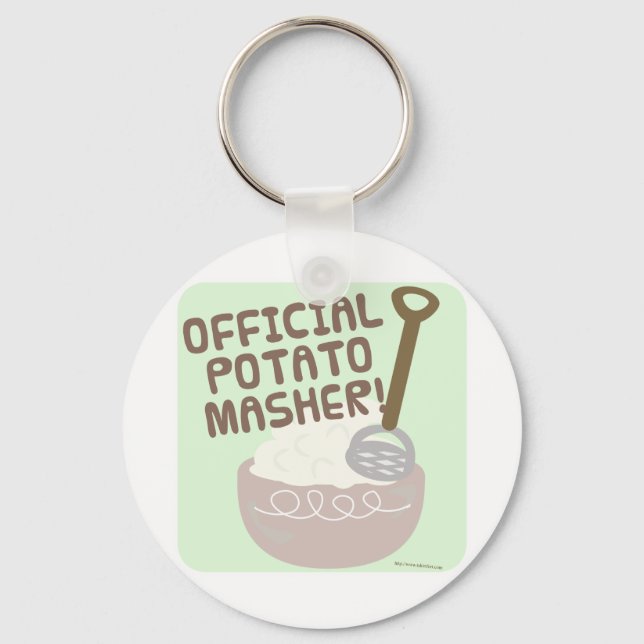 Official Potato Masher Keychain (Front)