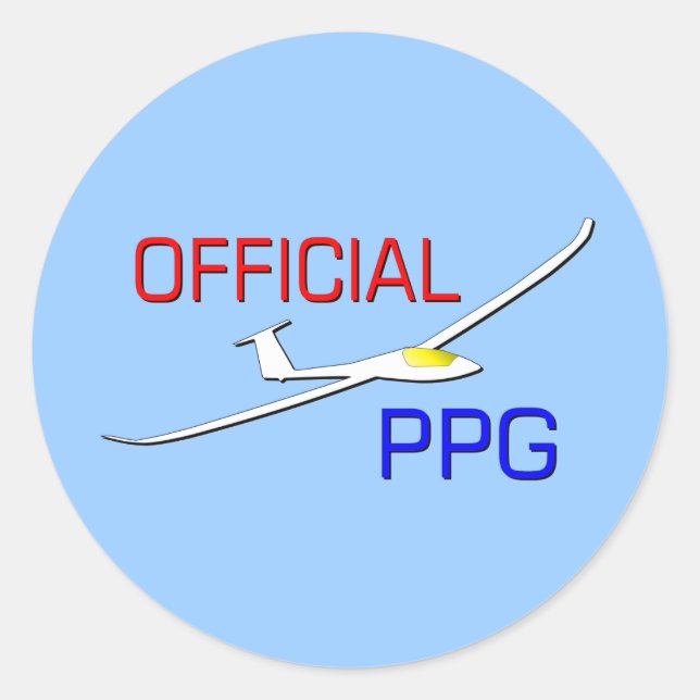 OFFICIAL PPG CLASSIC ROUND STICKER (Front)