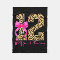 Official Preteen 12th Birthday Girl Coquette Bow L