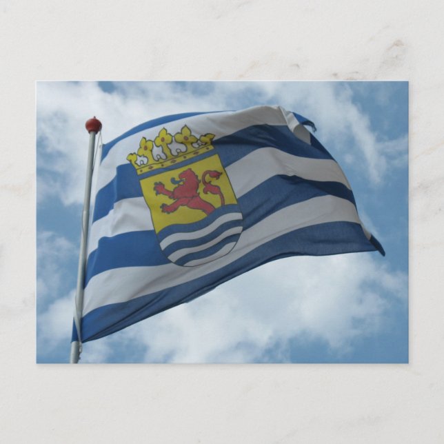 Official province of Zeeland Flag Photo Card (Front)