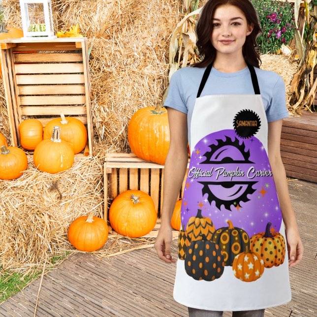 Official Pumpkin Carver Personalized Apron (Creator Uploaded)