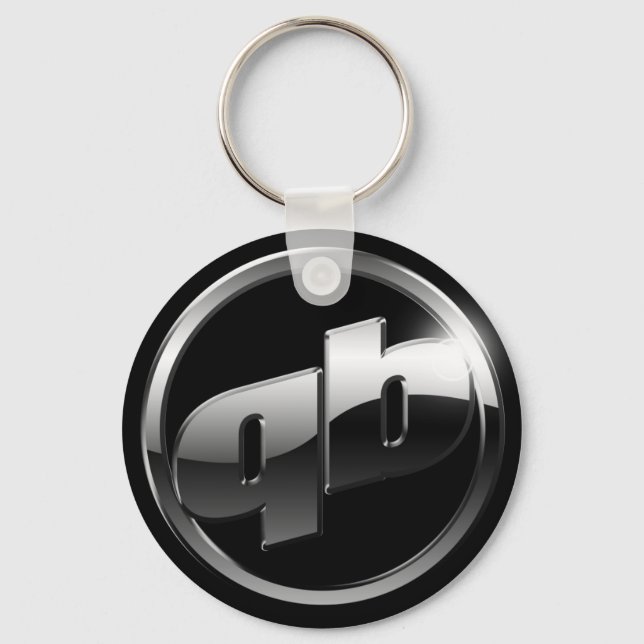 Official QB Logo Keychain (Front)