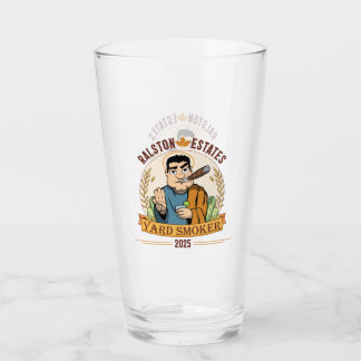 Official Ralston Estate Yard Smoker 2025 Pint Glas Glass