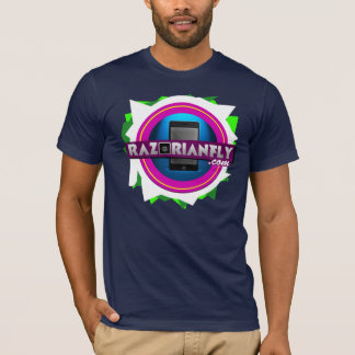 Official RazorianFly.com Tee - Unisex S (Nav Blue)