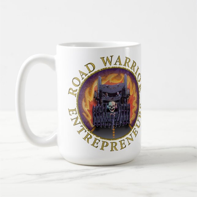 Official Road Warrior Entrepreneurs Logo Coffee Mug (Left)