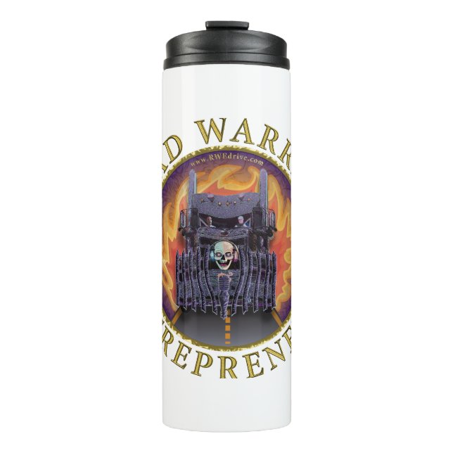 Official Road Warrior Entrepreneurs Logo Thermal Tumbler (Front)