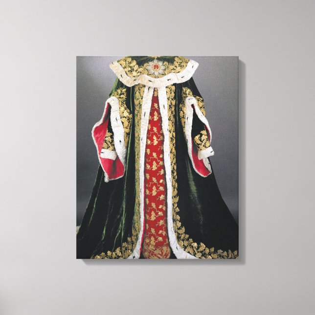 Official robes of the Hungarian Canvas Print (Front)