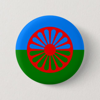 Official Romany gypsy flag 2 Inch Round Button