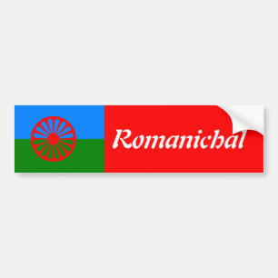 Official Romany gypsy flag Bumper Sticker