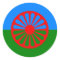 Official Romany gypsy flag