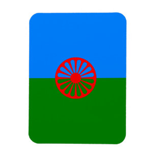 Official Romany gypsy flag Magnet