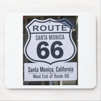 Official Route 66 end sign santa monica Mouse Pad