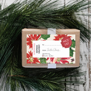 Official Santa Claus Gift Present From North Pole Sticker