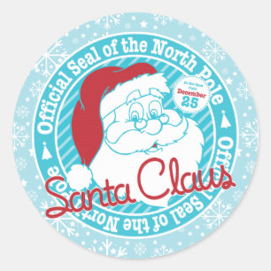 Official Santa Claus Seal Christmas