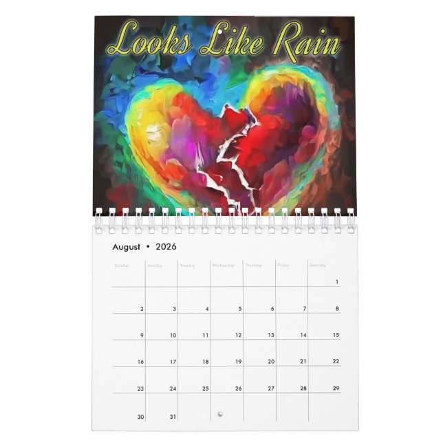 Official Scotty Allen 2024 Spiral Calendar (Aug 2026)