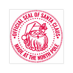 Official Seal of Santa, Made at the North Pole #2 Self-inking Stamp