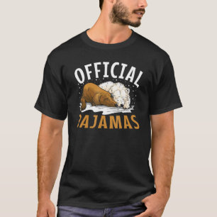 Official Sleep Dog Icebear Pajama Cute Long Sleepi T-Shirt