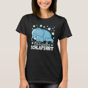 Official Sleep  Elephant Sleep Pyjamas For Women T-Shirt
