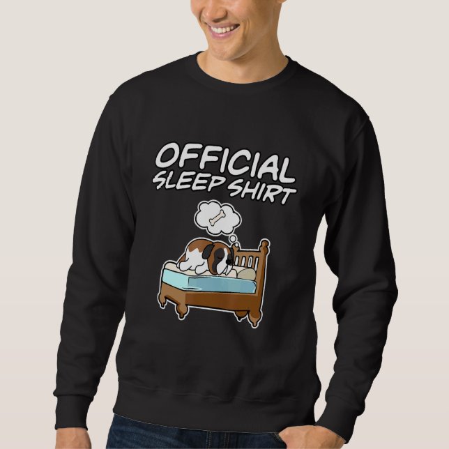 Official Sleep I Pyjamas I Saint Bernard Sweatshirt (Front)