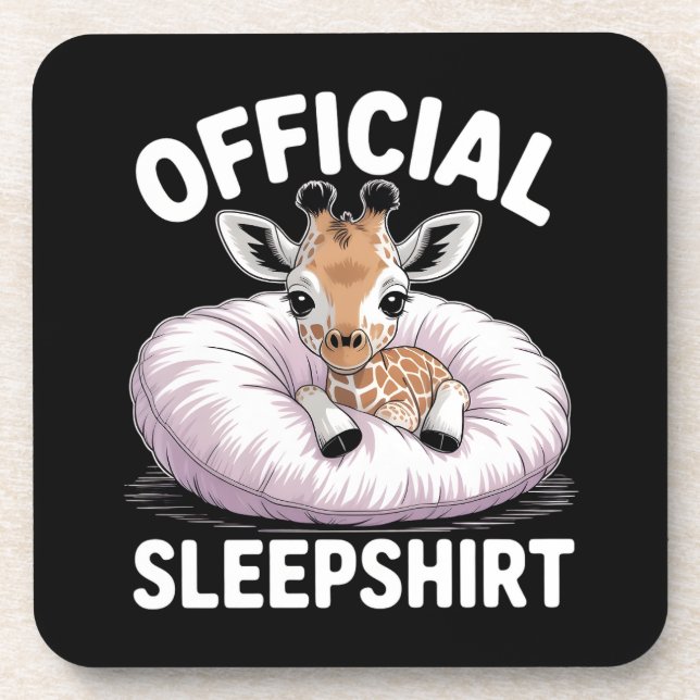  Official  Sleepshirt Giraffe Coaster (Front)