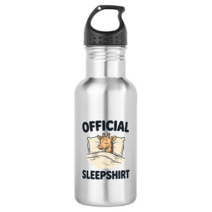 Official Sleepshirt Giraffe Funny Sleep Shirt Desi 532 Ml Water Bottle