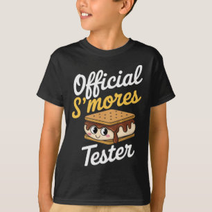Official S'mores Tester Camping Smores Kawaii S'mo T-Shirt