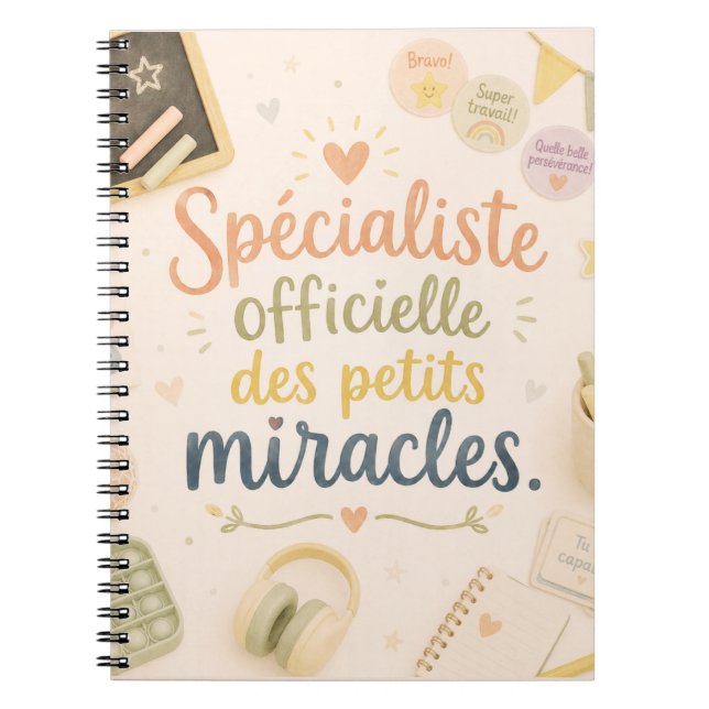 Official Specialist of Small Miracles Notebook (Front)