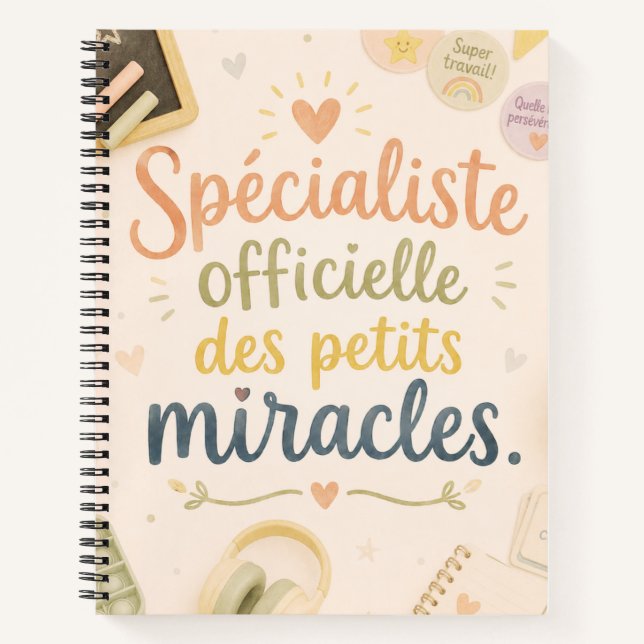 Official Specialist of Small Miracles Notebook (Front)