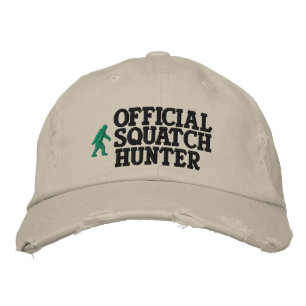 Official squatch hunter embroidered hat