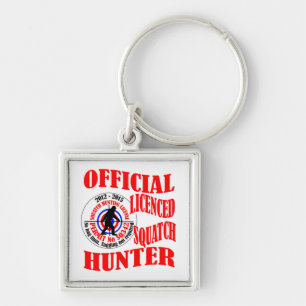 Official squatch hunter keychain