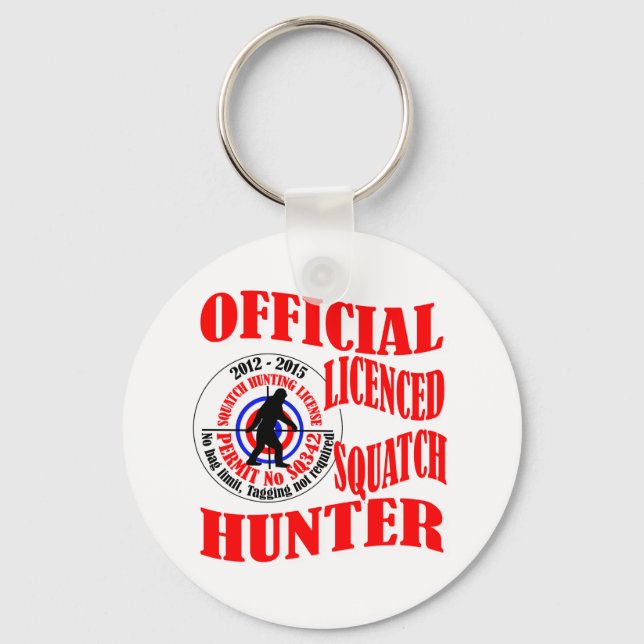 Official squatch hunter keychain (Front)