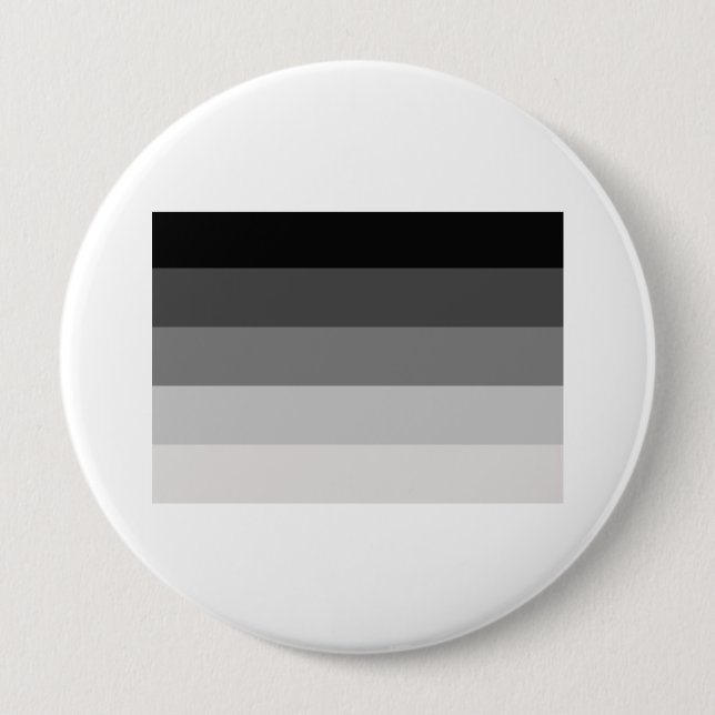 OFFICIAL STRAIGHT PRIDE FLAG 4 INCH ROUND BUTTON (Front)