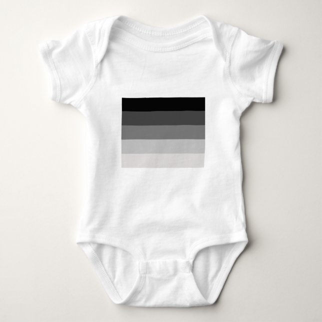 OFFICIAL STRAIGHT PRIDE FLAG BABY BODYSUIT (Front)