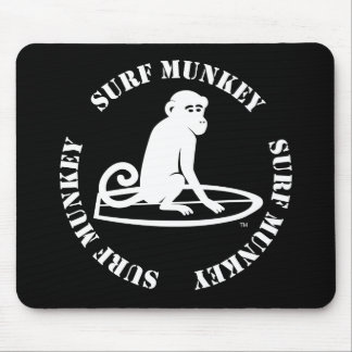 Official Surf Munkey logo for dark backgrounds Mouse Pad