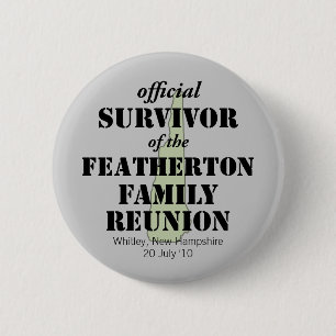 Official Survivor (green) 2 Inch Round Button