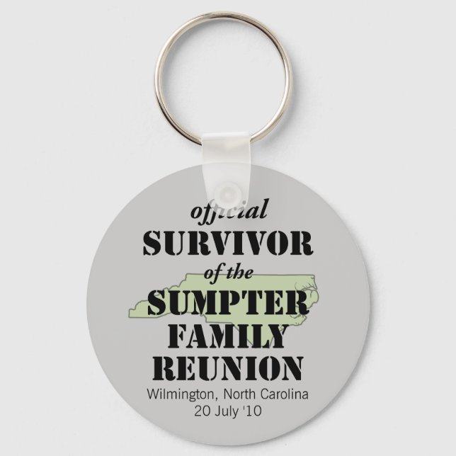 Official Survivor (green) Keychain (Front)