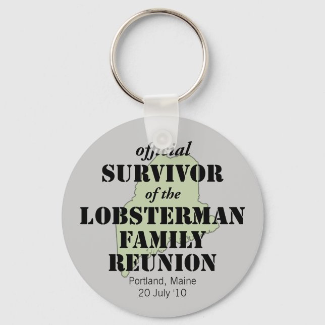 Official Survivor (green) Keychain (Front)