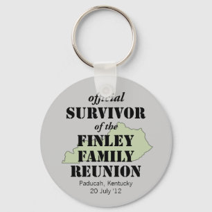 Official Survivor of Family Reunion - Kentucky Keychain