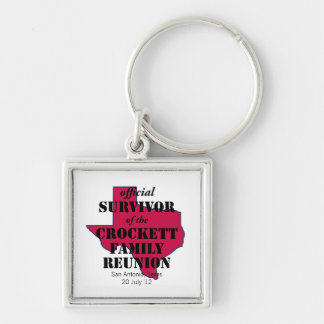 Official Survivor of Texas Family Reunion (red) Keychain