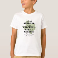 Official Survivor of Texas Family Reunion T-shirt