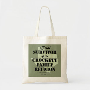 Official Survivor of Texas Family Reunion Tote Bag