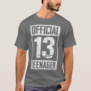 OFFICIAL Teenager 13 Years Old Gifts 13th Birthday T-Shirt